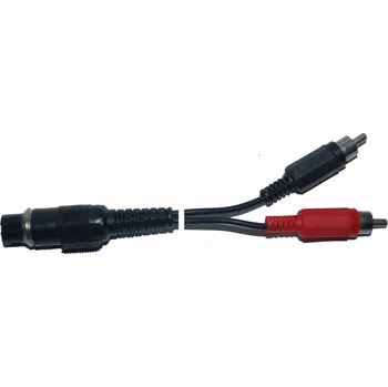 Audio kabel Kabel DIN zásuvka NM590 / 2x RCA konektor 0,15m