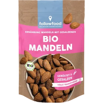 Followfood Mandle pražené a solené 150 g bio