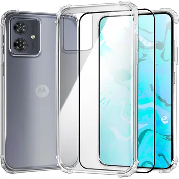 Pouzdro na mobilní telefon Průhledný Hello Case Zadní Kryt Motorola Moto G54