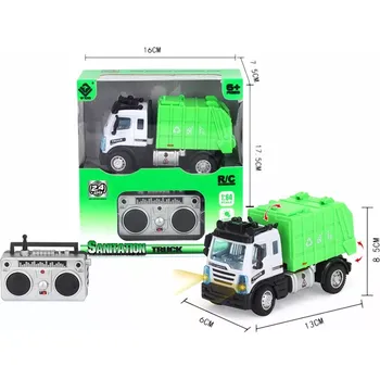 RC model auta R/C Mini Popelářský Vůz s LED Světly