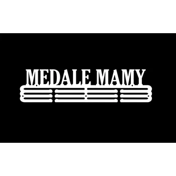 Věšák Medaile pro maminku #2 - BÍLÁ - Věšák na medaile 60 cm