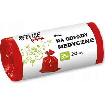 Pytle na odpadky Pytle na odpad, pro zdravotnický odpad Service Pack 35 l, 20 ks