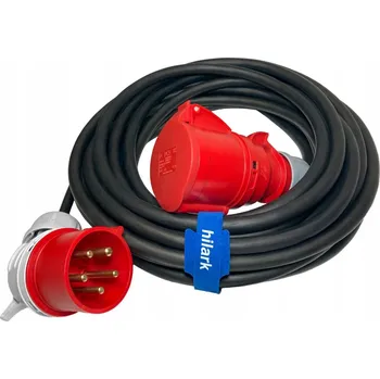 Napájecí kabel Prodlužovací Kabel Hilark 20 m 1 ks zásuvek, černý