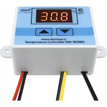 Regulátor teploty Termostat Elektronický 12V DC W3001