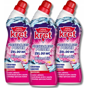 WC čistič Kret gel na čištění WC 2,25l