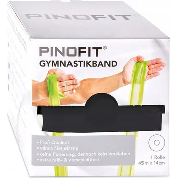 Cvičební guma PinoFit Gymnastikand Černá 45 m x 14 cm