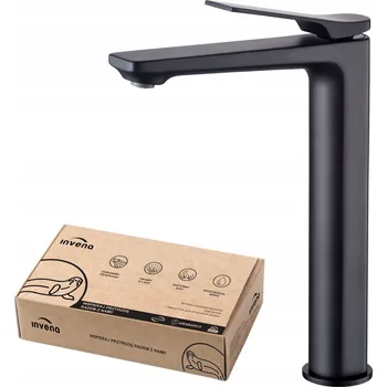 Vodovodní baterie Stojánková umyvadlová baterie Invena NERI, černá