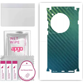 Pouzdro na mobilní telefon Fólie na ZÁDA + BOKY pro OnePlus 12 Carbon Chameleon - Ochranná fólie, imitace karbonu