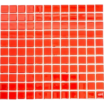 Skleněná mozaika WzorcowniaStudio 32,7 x 30,2 cm, odstíny červené