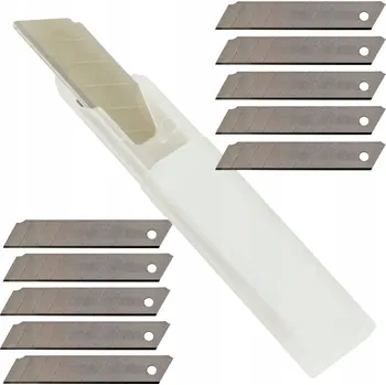 Pracovní nůž NÁHRADNÍ ČEPELE LAMACÍ DO ŘEZACÍHO NOŽE 18mm 10 KS