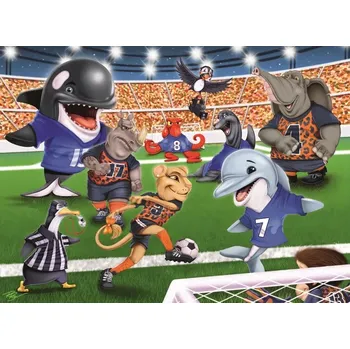 Puzzle RAVENSBURGER Fotbalové radovánky XXL 150 dílků