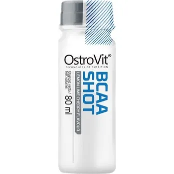Aminokyselina BCAA Shot v tekuté formě OstroVit 80 g - třešeň a citron