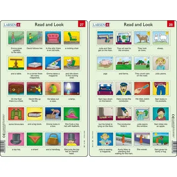 Puzzle Larsen Angličtina delší věty RA14 20 dílků