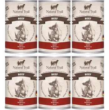 Krmivo pro psa Natural Trail Hovězí maso 6 x 400 g