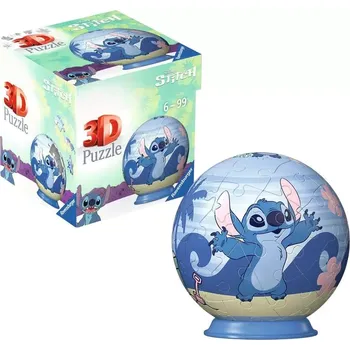 3D puzzle RAVENSBURGER 3D Puzzleball Disney: Stitch 54 ks