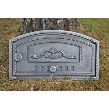 Pec na pizzu Litinová dvířka do pece na pizzu, chleba, udírny