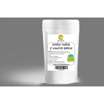 Kypřící prášek z vinného kamene BIO 1 kg VIA NATURAE