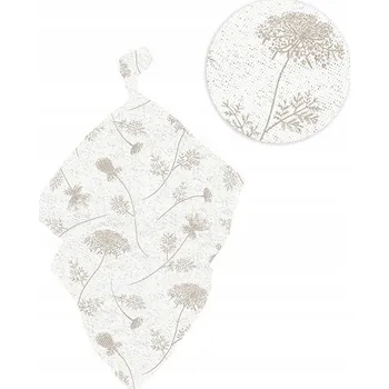 Dětská deka Lněná řada Mušelínová plenka/dečka bambus s lnem divoký Koper 75x75 cm