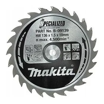 Pilový kotouč MAKITA SPECIÁLNÍ PILOVÝ KOTOUČ 136X10 24Z B-09139