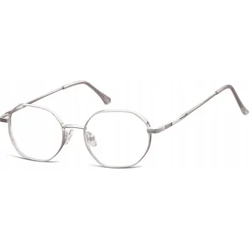 Brýlová obroučka Dětské brýlové obruby Sunoptic, šestihranné, stříbrné