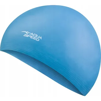Plavecká čepice pro dospělé Latex Aqua Speed modrá