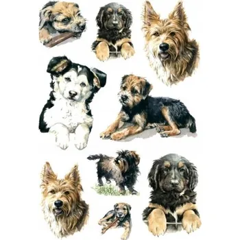 samolepka HERMA SAMOLEPKY MOTIVAČNÍ SCRAPBOOKING PSI PEJSCI ŠTĚŇATA ŠTĚŇÁTKA