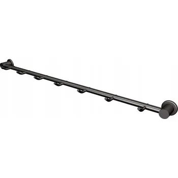 Věšák Tyč s háčky na kolíčky Andex černá