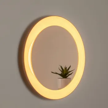 Lampička BEGA LED zrcadlo Studio Line černá mosaz, Ø 50 cm matná mosaz, černá LED 27 W celkem - Doprava zdarma