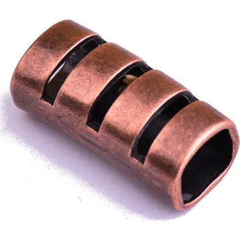 Dětské navlékací korálky Kovové korálky 12x13x28mm