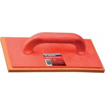 Zednické hladítko Plastová hladítko 280 x 140 mm s gumou