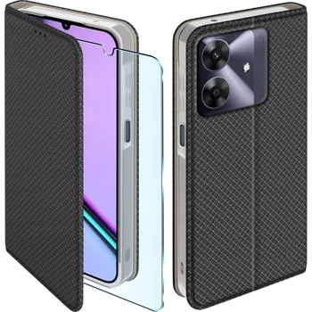 Pouzdro na mobilní telefon Pouzdro s klopou KrainaGSM pro realme Note 60 černé