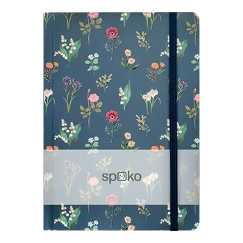 Spoko Flowers zápisník s gumičkou A5…