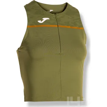 Běžecké oblečení Dámský top JOMA RECORD PRO, barva khaki, velikost 4XS