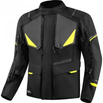 Moto oblečení Bunda na motorku Shima Runner černo-fluo žlutá 2XL
