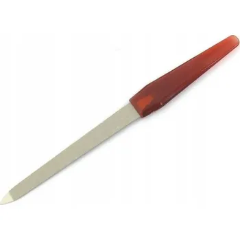 Pilník jantarový safírový kovový pilníček na nehty 15 cm