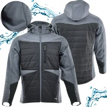 pracovní bunda Zimní pracovní bunda zateplená pánská reflexní nepromokavá S Kapucí M