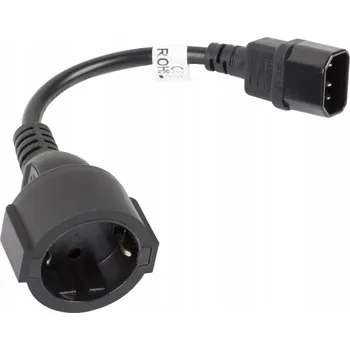 Napájecí kabel Napájecí kabel Electric Sound Adapter przejściówka gniazdo 230V komputerowe 0,2 m