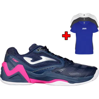 Dámská tenisová obuv Dámská tenisová obuv JOMA T.SET LADY 2303 NAVY/PINK + bonus TRIČKO