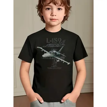 Chlapecké tričko STRIKER Dětské tričko L-159 Alca Barva: Černá, Velikost: 6 Let