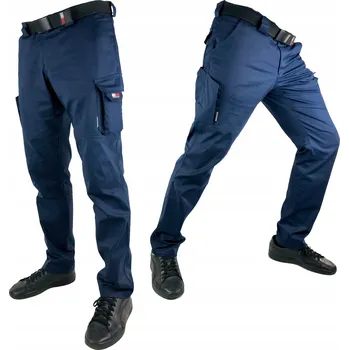 Pánské kalhoty PRACOVNÍ KALHOTY DuduWork Tmavě modré Elastické Velikost 48