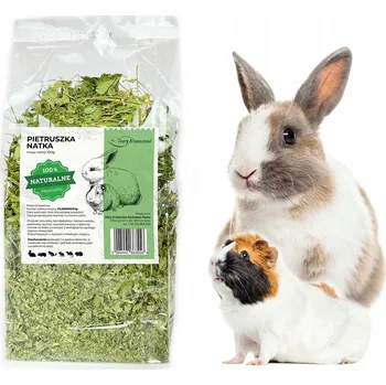 Krmivo pro hlodavce PETRŽEL ZELENÁ BYLINKA PRO KRÁLÍKY HLODAVCE PŘÍRODNÍ ČERSTVÁ PAMLSEK 100G