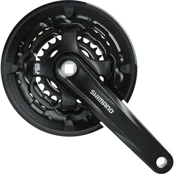Klika na kolo SHIMANO KLIKY TOURNEY FC-TY501 48/38/28 STŘÍBRNÉ 170MM