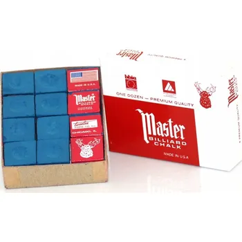 Křída kulečníková Master modrá kostka