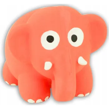 Hračka pro psa Hračka pro psy Akinu latexový slon růžový 7,5 cm