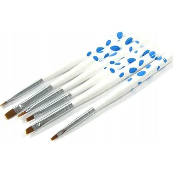Sada štětců na gelové nehty 6 Ks