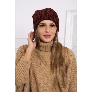 Čepice Dámská módní zimní čepice Delia bordó K-Fashion, UNI i519_22831-U