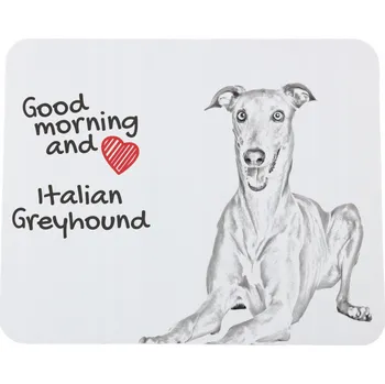 Obraz Italský chrtík podložka pod myš s fotkou psa, s Vaší fotografií