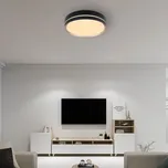 Globo Manni LED stropní svítidlo, Ø 39 cm, černá/bronzová barva, CCT černá, bronzová LED 24 W celkem - Doprava zdarma