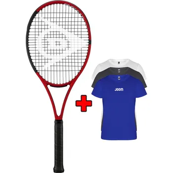 Tenisová raketa Dunlop CX 200 Tour 18x20 2021 vypletená + bonus funkční tričk - GRIP 3