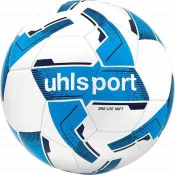 Fotbalový míč Fotbalový míč uhlsport Lite Soft 350 bílá/tyrkysová/tmavě modrá, velikost 5